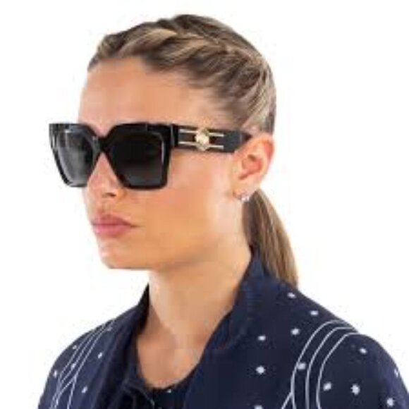 Versace Dark Grey Butterfly Ladies Sunglasses VE4458 GB1/87 54 VE4458 GB1/87 54 - Picture 4 of 4